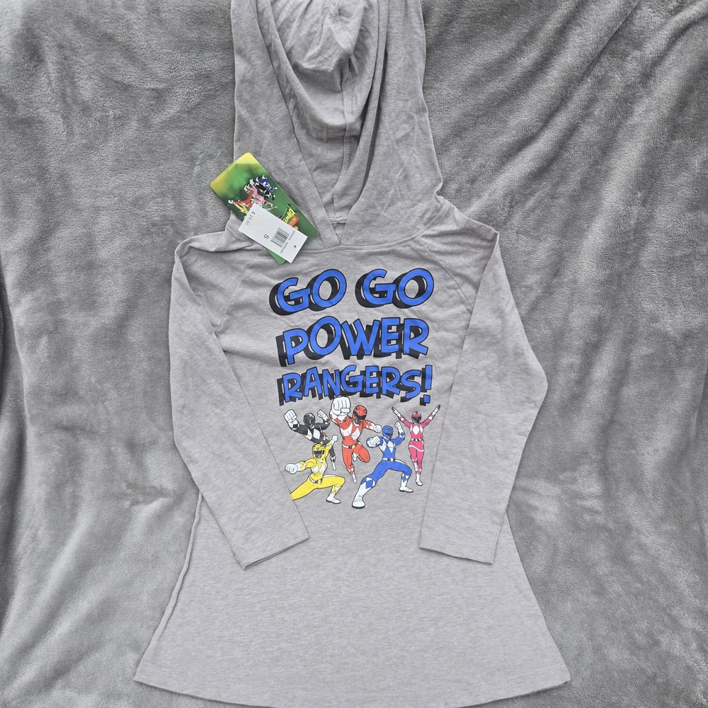 Power Ranger Gray Long Sleeve Tee